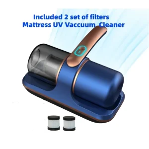 Wireless Mattress Vacuum Cleaner Cordless Handheld UV-C Bed Dust Remover Indepth Cleaning Sofa Specialist 12Kpa Powerful Suction